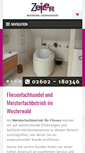 Mobile Screenshot of fliesen-zeiler.de